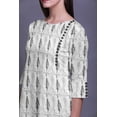 thumbnail image 2 of Bimba Robe Kurti Longue Imprimée Tunique Droite Manches 3/4 Robes pour Femmes Haut, 2 of 6