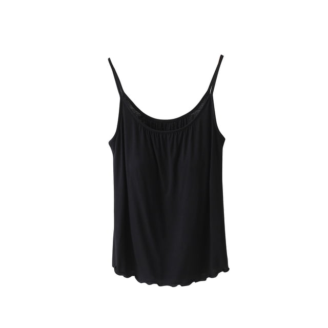 Birdeem Blouse pour Femme Unie Décontractée Mode Col Rond Régulière Sans Manches Hauts de Nuit