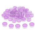 thumbnail image 3 of Baohd 50 Pcs Pot de Maquillage Rond Vide Pot de Voyage Crème Poudre Conteneur Cosmétique Violet, 3 of 6
