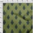 thumbnail image 2 of oneOone Georgette Viscose Fabric Leaves|Floral & Paisley Block Printed Craft Fabric BTY 42 Inch Wide, 2 of 4