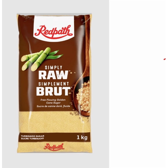 Redpath Simplement Brut Sucre jaune doré fluide 1KG