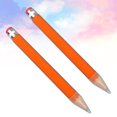 thumbnail image 3 of 2pcs 35cm Wooden Pencil Large Drawing Writing Painting Mark Pencil Stationery Props (Random Orange Color), 3 of 8
