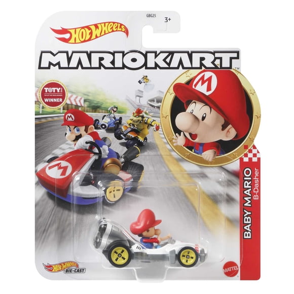 Mini Véhicule Baby Mario B Dasher Hot Wheels à l’échelle 1:64