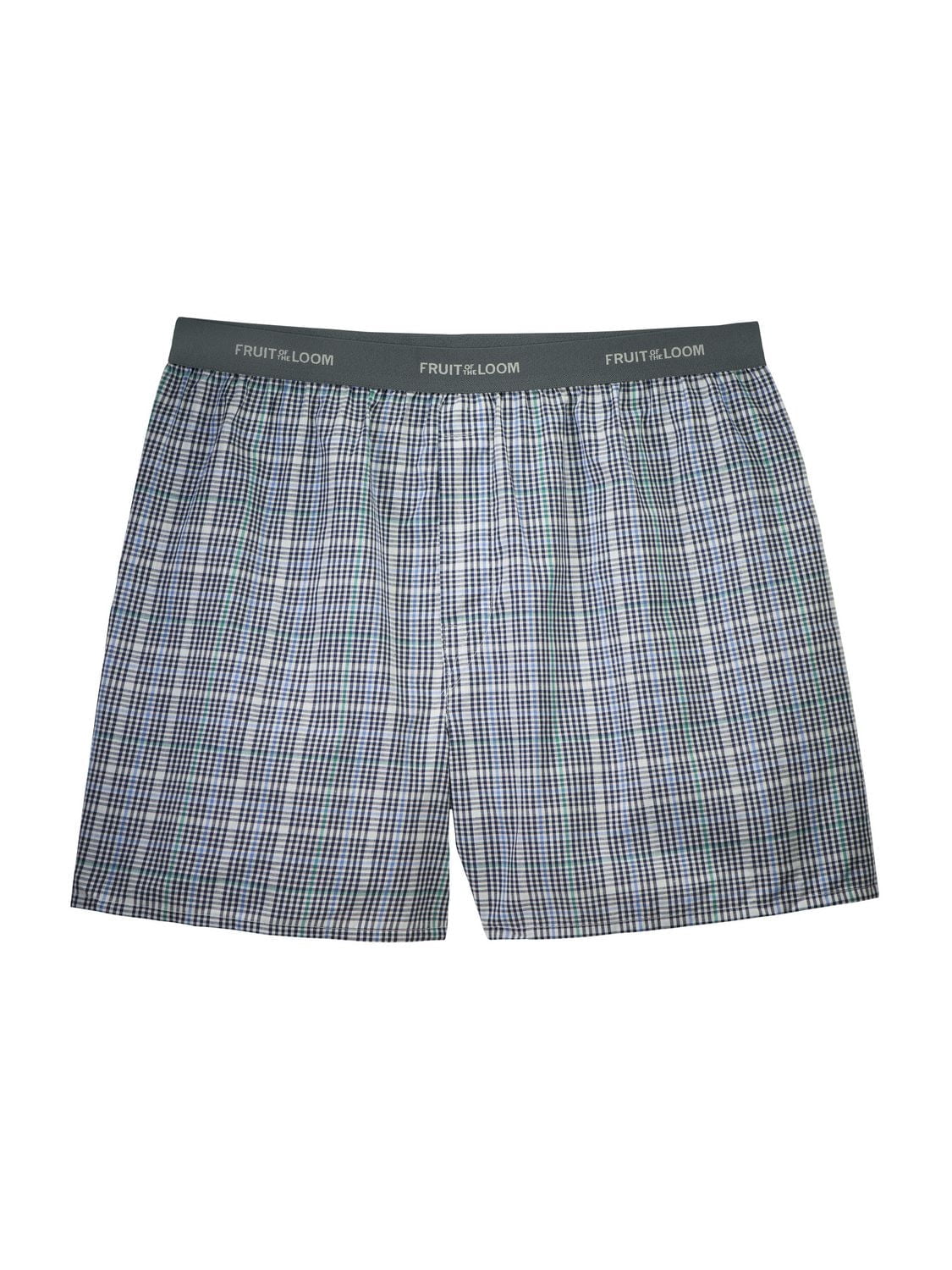 Fruit of the Loom Men's Assorted Blues Boxer Shorts, 4-Pack