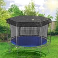 thumbnail image 3 of Housse de Protection Pare-Soleil pour Trampoline pour Maisonnette Extérieure Convient à 6 8 10 Pieds avec 6 Ou 8 Poteaux Pliable et Conception Anti-Déchirure, 3 of 5