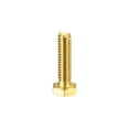 thumbnail image 3 of Unique Bargains Brass Hex Bolts, 1/4-20x1' 1 Pack Fully Thread Grade 4.8 Machine Screws, 3 of 4