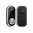 thumbnail image 4 of Smart Lock Fingerprint Electronic Deadbolt Door Lock with Keypad-Bluetooth,Keyless Entry Smart Deadbolt,Free App Control,IC Card,Ekeys Sharing,Passcode,Auto Lock,Support Google Home, 4 of 4