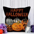 thumbnail image 2 of Halloween Pillowcase Holiday Soft Linen Sofa Cushion Cover Cozy Home Seasonal Throw Pillow Protector, 2 of 4
