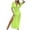 Green, variant on Plebaso Womens Mesh Cover up Beachwear High Split Long Bikini Dress V Neck Lightweight Bathing Suit Coverup
