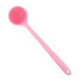 thumbnail image 1 of Brosse de Bain en Silicone Souple à Longue Poignée Brosse de Douche Brosse de Lavage Arrière, 1 of 6