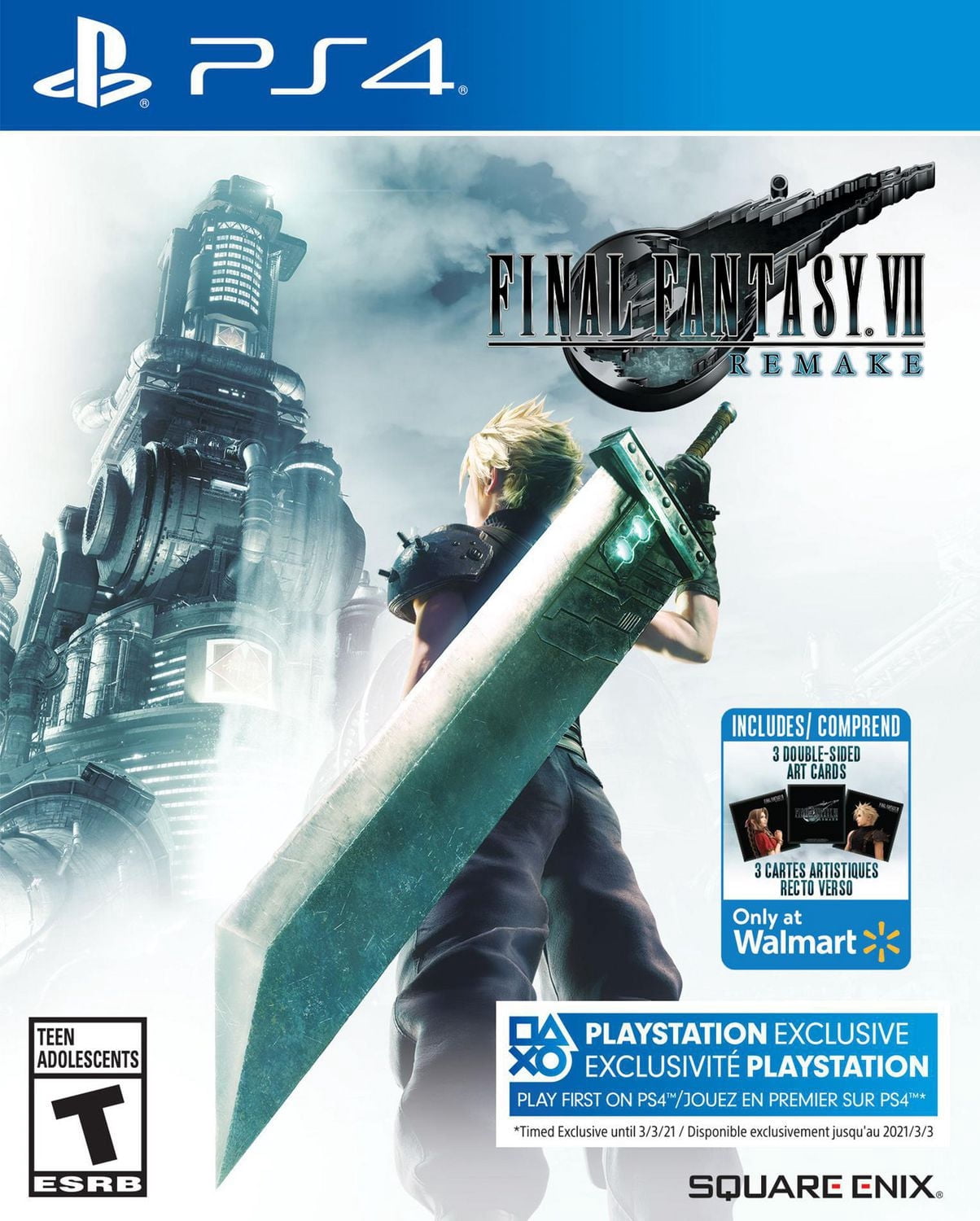 Jeu vidéo Final Fantasy VII Remake édition standard pour PlayStation 4