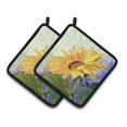 thumbnail image 1 of Carolines Treasures RDR2001PTHD Fleur - Paire de Porte-Pot Tournesol, 7.5 x 3 x 7.5 Po., 1 of 3