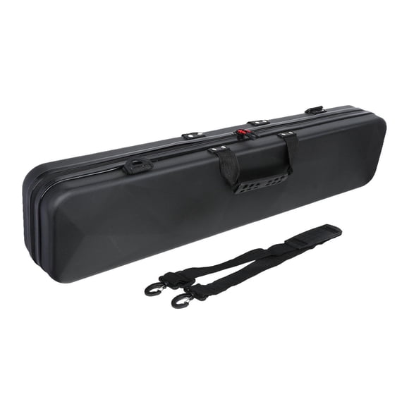fastboy Pool Cue Cases 1/2 Club Bag Black PVC Bag Standard Storage Case Hard Cues Waterproof Snooker Black Standard 85x12x18cm
