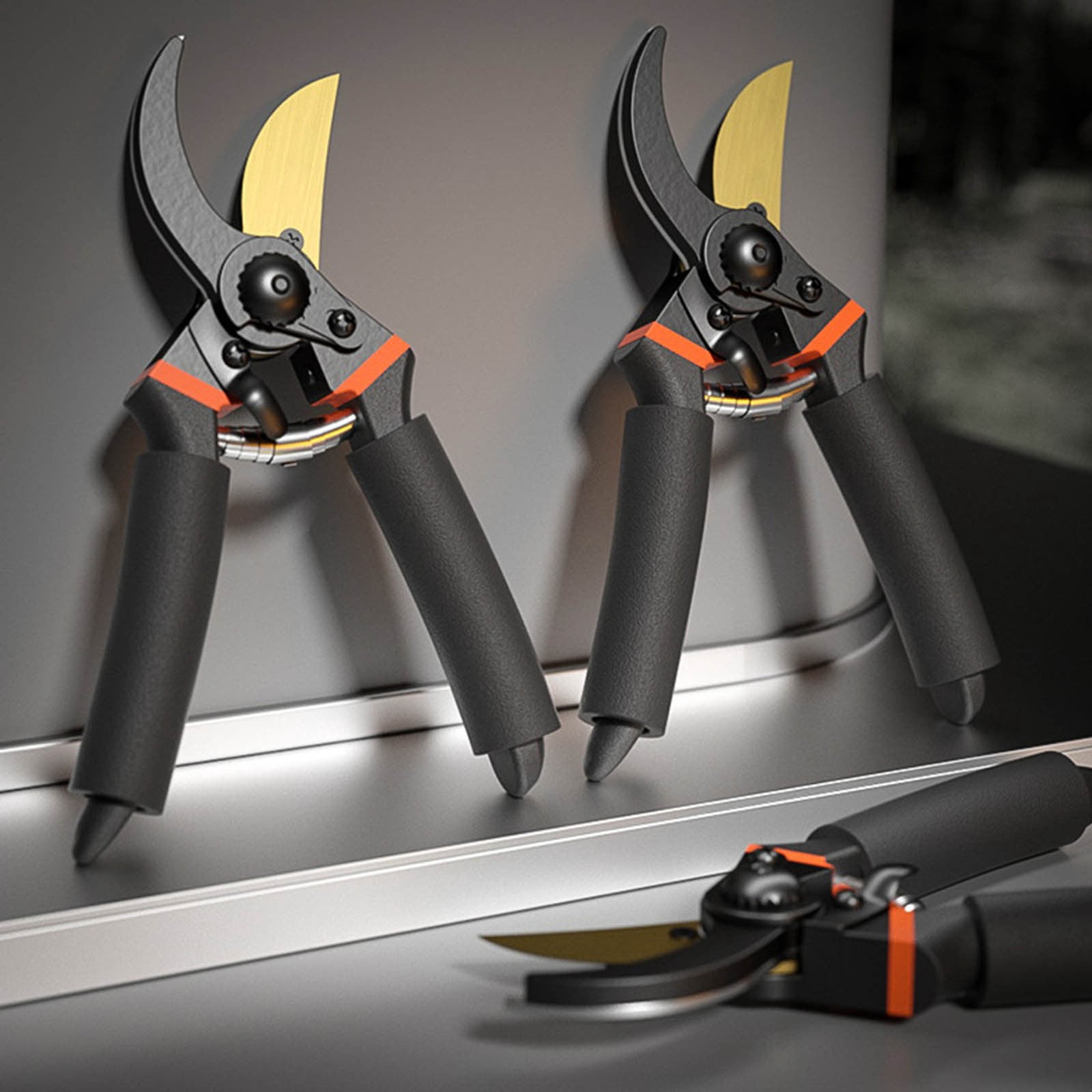 LSLJS Pruning Shears, Garden Shears Premium Steel with Titanium Pruning Shears for Gardening, Ultra Sharp Durable Bypass Pruning Shears, Garden Scissors, Pruners, Home Accessories