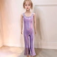thumbnail image 2 of MIASHUI Girl's Jumpsuits Sequin Summer Sleeveless One Piece Sets Long Pants Rompers,Purple,13-14 Years, 2 of 6