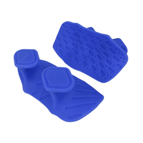 jinwen 2Pcs Weight Lifting Grips Gym Hand Grips for Exercise Bodybuilding Deadlifts Blue