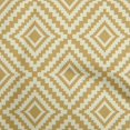 thumbnail image 1 of oneOone Polyester Spandex Mustard Yellow Fabric Geometric Craft Projects Decor Fabric Printed By The Yard 56 Inch Wide, 1 of 4