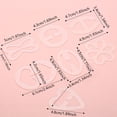 thumbnail image 2 of Bra Strap Clips for Women 8 Shaped Heart Flower Design Underwear Accessories Slipping Racerback Convertible Straps Holder, 2 of 3