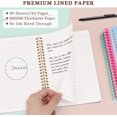 thumbnail image 4 of ERSAN-[4 Pack] Spiral Notebook, A5 Size College Ruled Notebooks, PP Hardcover Spiral Notebook Ruled Lined Journal Notebook Bulk, 80 Sheets / 160 Pages Spiral Bound Notebook (5.7"x 8.3"), 4 of 4