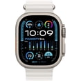 thumbnail image 2 of Apple Watch Ultra 2 (GPS + Cellular) 49mm Titanium – White Ocean Band, Rugged Smartwatch-Open Box, 2 of 4