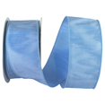 thumbnail image 1 of Reliant Ribbon 92975W-052-40H 20.5 in. 20 Yards Dupioni Supreme Wired Edge Ribbon, Light Blue, 1 of 1