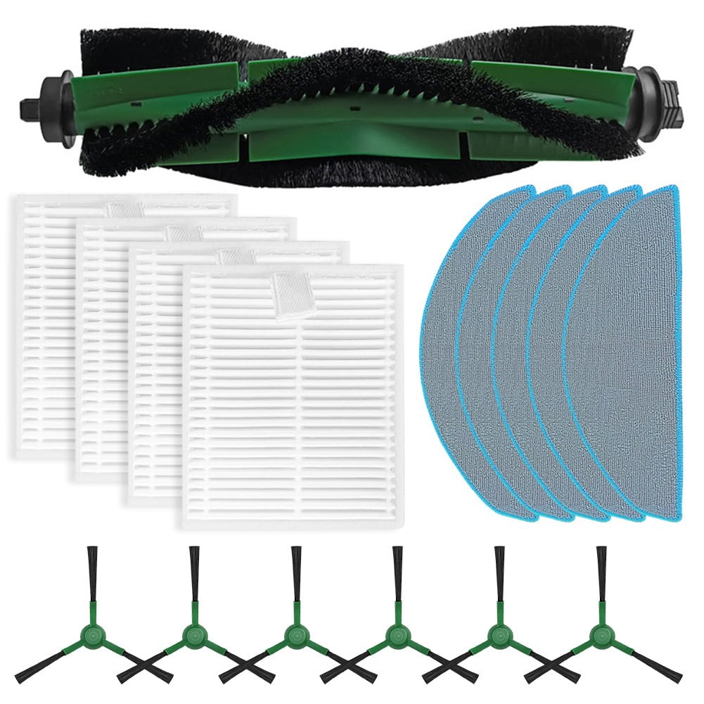 Mosiee Sweeping Solution Kit For Roomba For Essential Robot Vacuum Featuring Main Brush Alongside Filters And Mop Cloths