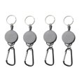 thumbnail image 1 of MesaSe 4 Pcs Porte-Badge Rétractable, Mousqueton Robuste, Porte-Clés avec Clip Ceinture et Extension de Fil, 1 of 8