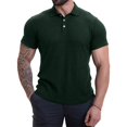 thumbnail image 3 of FNFYFH Clearance Chemises de Golf pour Hommes Col Manches Courtes T-Shirts Été Col Rabattu Blouses Vert Armée,TTG, 3 of 8