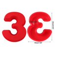 thumbnail image 2 of TIMIFIS Silicone Mold 10 Inch Large Silica Gel Large Cake Birthday Number Cake Pizza Pan Baking Cake Bread Kitchen DIY Mould Kitchen Gadgets, 2 of 2
