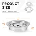 thumbnail image 4 of Stainless Steel Coffee Capsule Adapter for Vertuo for Nespresso Reusable G-Cup TAPDRA Spare Part, 4 of 4