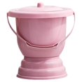 thumbnail image 2 of Handheld Spittoon with Lid Portable Urinal Bottle for Urine Bucket Home Bedroom Pink, 2 of 8