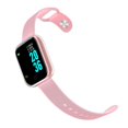 thumbnail image 1 of 2 PACKS Y68 / D20 Silicone Wristband Watch Accessories Intelligent Watch Watchband pink, 1 of 8