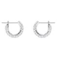thumbnail image 1 of Swarovski Boucles d'Oreilles Créoles Percées en Pierre -, 1 of 2