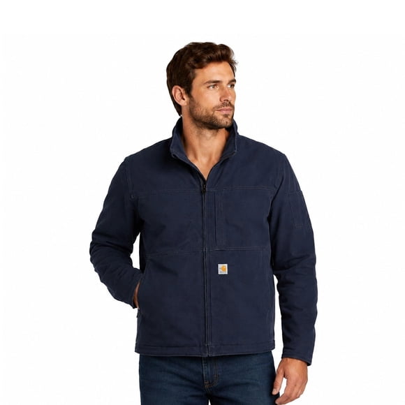 Carhartt FR Veste Bleu Marine Foncé pour Homme à Coupe Ample Quick Duck L/P (S50)