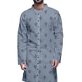 thumbnail image 2 of Atasi Cotton Printed Kurta Set For Men Designer Casual Kurta Pajama Clothing, 2 of 2