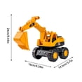 thumbnail image 2 of A Big Size Excavator Toy Friction Drive Abs Safe For Children Sand Gravel Hauling Logical Thinking Activity, 2 of 5
