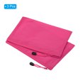 thumbnail image 3 of Unique Bargains Waterproof Zipper File Bags, A5 Document Holders for Office, Rose Red 3 Pack, 3 of 6