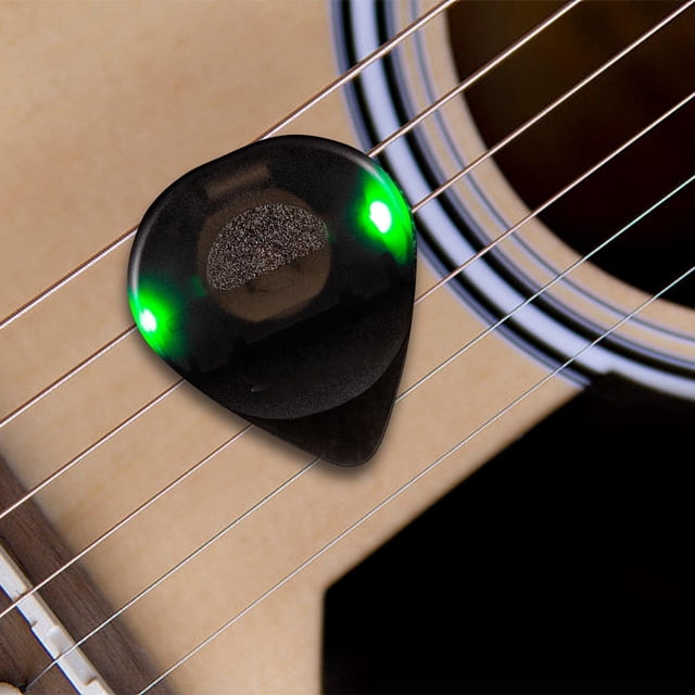 RKSTN A Pick Light Up Guitar Pick Dazzling Colourful Illuminated Guitar Plectrum - Auto LED Glowing Pick for Enhanced Stage Performance