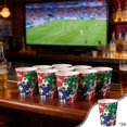 thumbnail image 3 of Paper Soccer Themed Party Paper Cups And Tableware For Creating A Soccer Atmospheres And Soccer Patterned Paper Cups 24 Pack 3 Inches, 3 of 6
