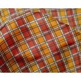 thumbnail image 4 of oneOone Silk Tabby Mustard Yellow Fabric Madras Check Craft Projects Decor Fabric Printed By The Yard 42 Inch Wide, 4 of 4