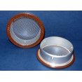 thumbnail image 1 of 4" Round Open Screen Vent - Brown - Pkg of 4, 1 of 3