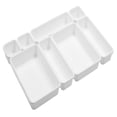 thumbnail image 3 of MesaSe PENGXAING Desk Drawer Organizer Home Office  Holding Container Simple Sundries Organization Holders Divider BoxSet Storage Holder White, 3 of 7