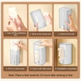 thumbnail image 4 of Herunwer Elegant Wall-Mounted Tissue Box Pet Material Punch- Napkin Holder Bathroom Storage Rack, 4 of 6