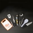 thumbnail image 2 of Youkk Ensemble de 8 Pcs/ensemble Batterie de Cuisine de Camping Portable Randonnée Intérieur Extérieur BBQ Vaisselle VR Roulotte Équipement de Randonnée Réchaud Cuisson Beige, 2 of 7