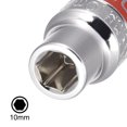 thumbnail image 4 of Unique Bargains 1/2-Inch Drive by 10mm Shallow Socket w Red Band, Cr-V, 6-Point, Metric, 4 of 4