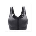 thumbnail image 4 of Julyccc Women's Front Zip Padded High Impact Sports Bra, One Size, Solid Color, 4 of 4