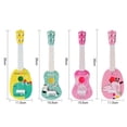 thumbnail image 4 of TheFound Guitare Musicale pour Tout-Petit Enfant Mignon Imprimé d'Animaux de Dessin Animé Mini Ukulélé, 4 of 5