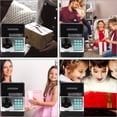 thumbnail image 4 of EASTIN Digital Piggy Bank ATM Machine for Kids  Electronic Money Saving Bank with Password Lock  Automatic Paper Currency and Coin Storage Box  Black Plastic Toy Bank, 4 of 6
