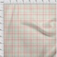 thumbnail image 4 of oneOone Cotton Cambric Light Beige Fabric Check Craft Projects Decor Fabric Printed By The Yard 56 Inch Wide, 4 of 4