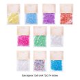 thumbnail image 2 of 1440 Pieces Glass Crystal Set Flat Gift Back Excellent Gloss Nail Art Rhinestones DIY Handcraft Manicure Accessories Card Making Green, 2 of 7